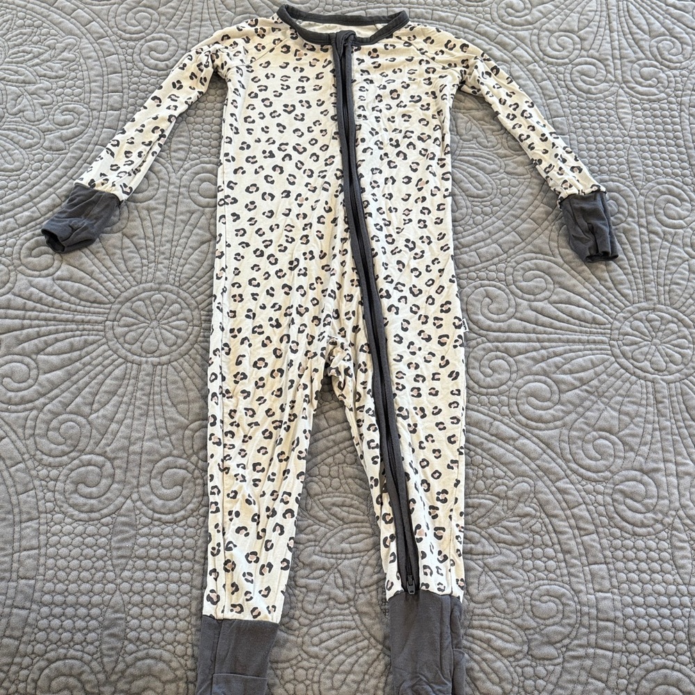 Little Sleepies Leopard 18-24m Footie